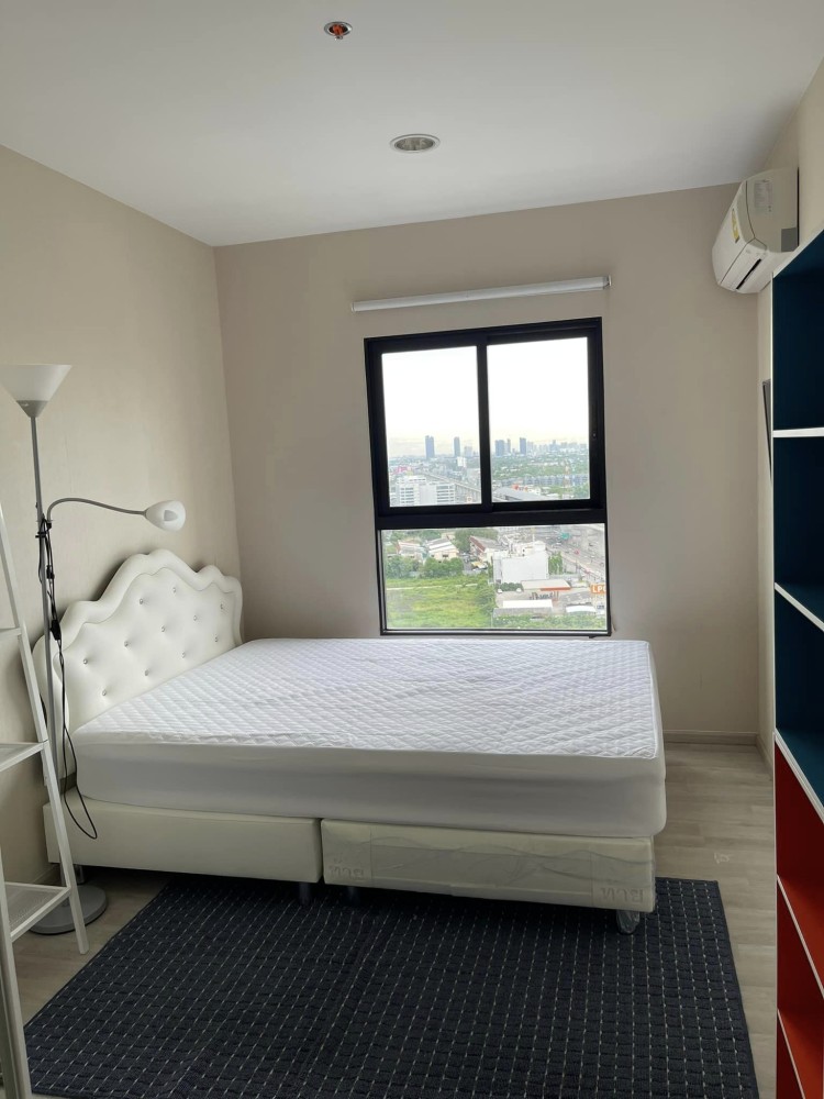 For rent, Plum Central Station Phase 2, 1 bedroom, 1 bathroom, size 27 sq m. City view, sunny morning, fully furnished, complete.