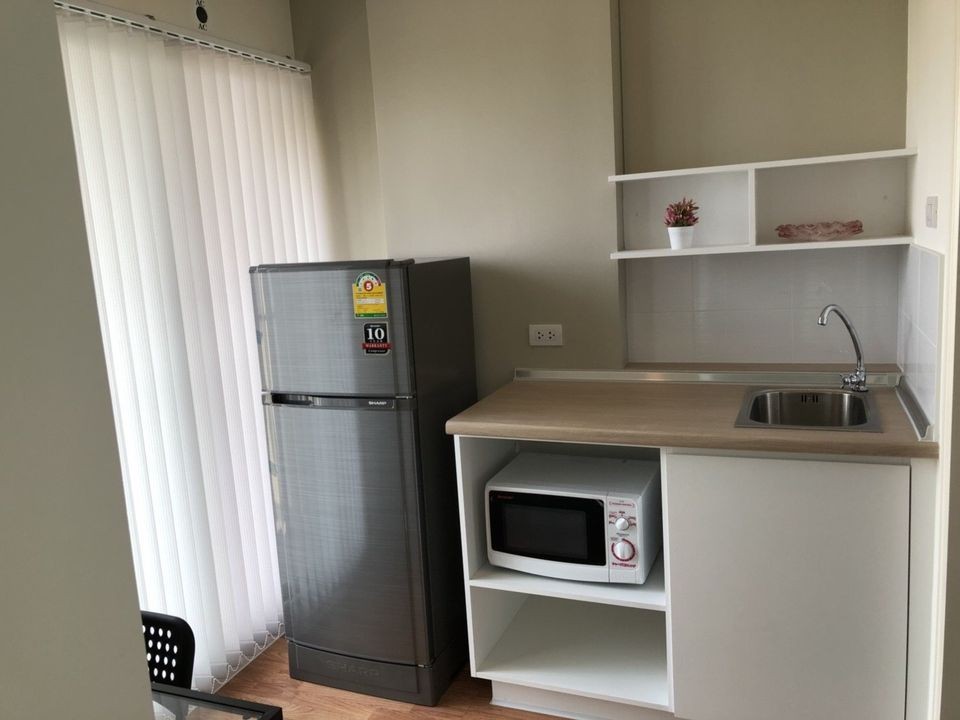 For rent, Lumpini Ville Sukhumvit 76-Bearing, separate room. fully furnished Reserve first, stay first.