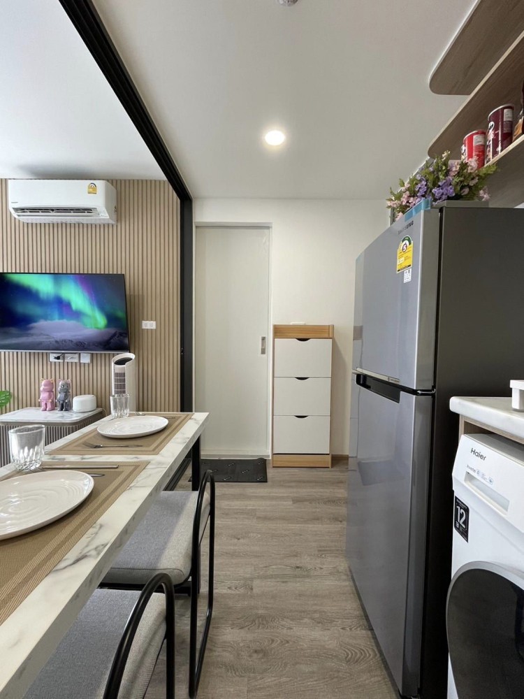 ให้เช่า วันเดอร์ เกษตร ห้องสตูดิโอ มีwalk-in Closet เฟอร์นิเจอร์ พร้อมtopper เพิ่มความนุ่ม รีบจองเลย