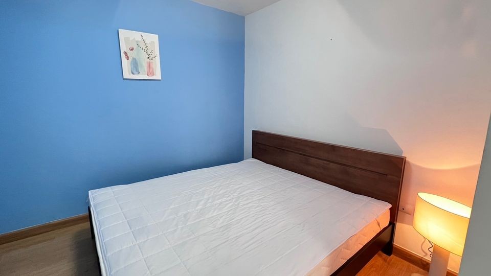 For rent, Supalai Park, Tiwanon intersection, city view, wide balcony, decorated in bright colors, very inviting, book now. images