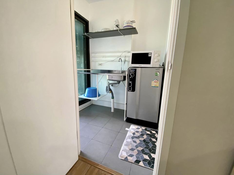 For rent, The Tree Rio Bang Aor Station, beautiful view, no buildings blocking the wind blowing all day, fully furnished, hurry up and book now, don't