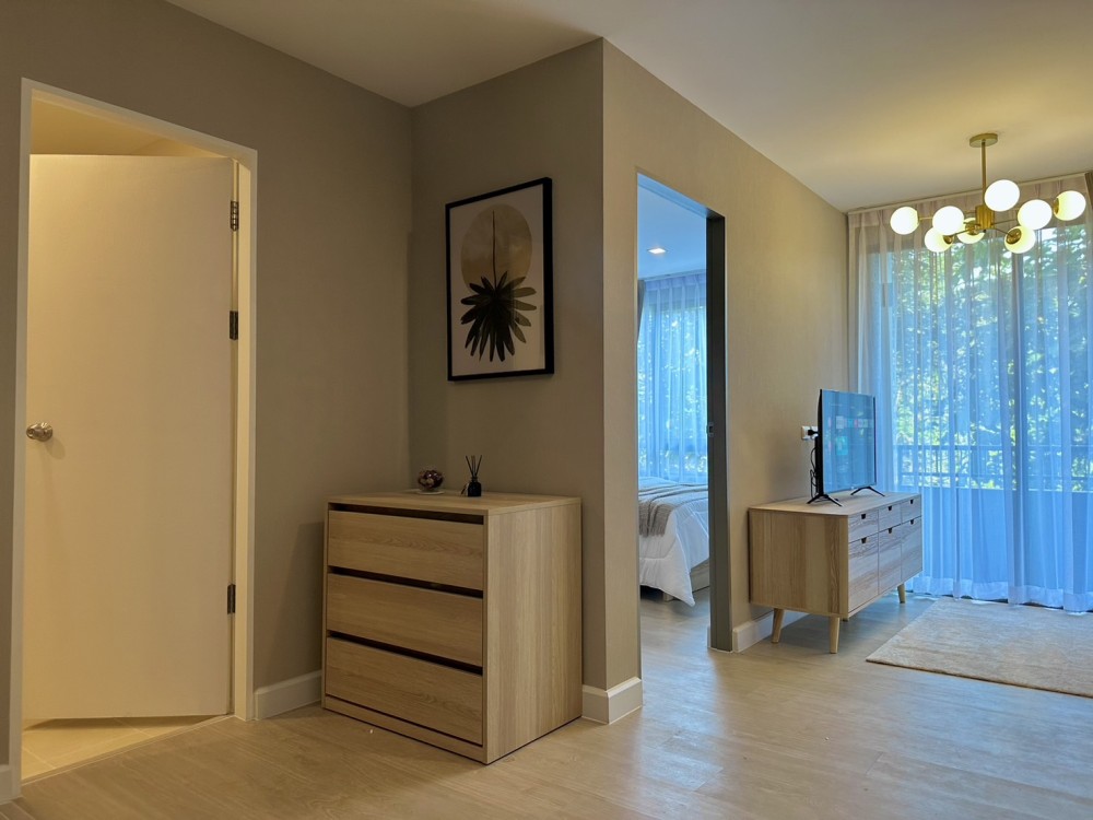 For rent, Metro Luxe Ratchada, beautiful room, fully furnished, complete central area, can't miss it.