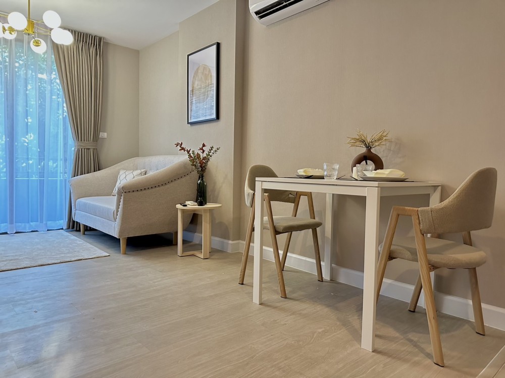 For rent, Metro Luxe Ratchada, beautiful room, fully furnished, complete central area, can't miss it.