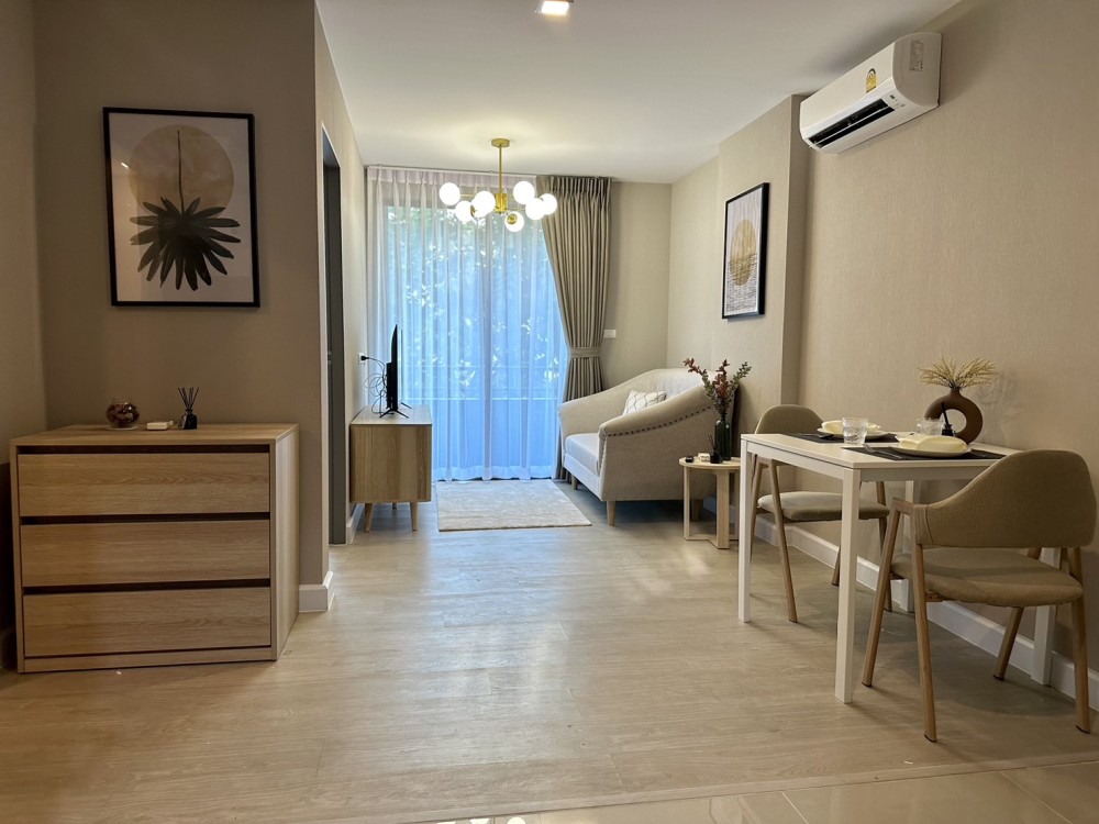 For rent, Metro Luxe Ratchada, beautiful room, fully furnished, complete central area, can't miss it.