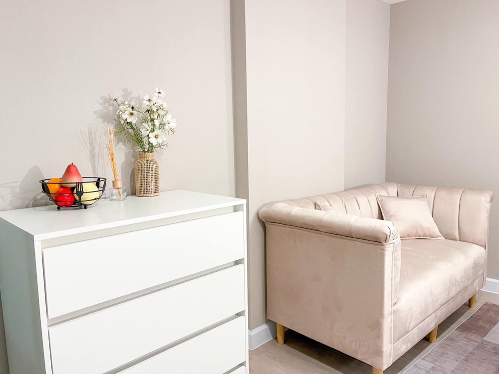 For rent, Metro Luxe Ratchada, completely new room, never had a tenant, beautiful room, fully furnished, complete with electrical appliances.