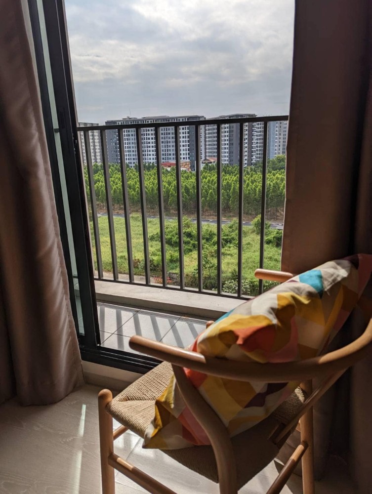 For rent, Knightsbridge Phaholyothin-Interchange, corner room, private, garden view, good atmosphere, hurry to book
